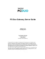 Vector PC-Duo Manual preview