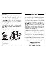 Preview for 2 page of Vector Pocket Generator VEC018 Owner'S Manual & Warranty