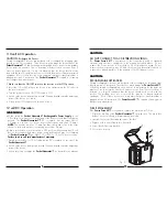 Preview for 6 page of Vector Pocket Generator VEC018 Owner'S Manual & Warranty