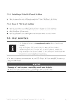 Preview for 27 page of Vector POS TOUCH 12 WIDE Notes On Safety And Installation