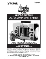 Preview for 1 page of Vector Power City DK080706 Owner'S Manual & Warranty