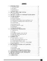 Preview for 3 page of Vector Power City DK080706 Owner'S Manual & Warranty