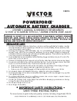 Vector POWERFORCE VEC074 Owner'S Manual & Warranty Information preview