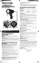 Preview for 2 page of Vector SL3AKV Instruction Manual