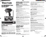 Preview for 2 page of Vector SL3WAKV Instruction Manual