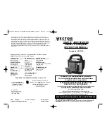 Предварительный просмотр 1 страницы Vector START-IT Compact Elite VEC010S Instruction Manual