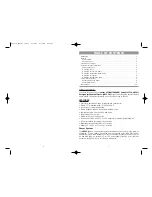 Preview for 3 page of Vector STORMTRACKER VEC135 User'S Manual & Warranty Information