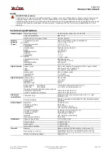 Предварительный просмотр 2 страницы Vector TRI2 Series Product Data Sheet