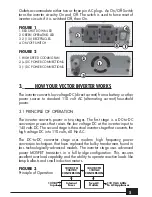 Предварительный просмотр 5 страницы Vector VEC061 Owner'S Manual & Warranty