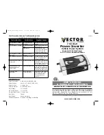 Preview for 1 page of Vector VEC1043 User Manual