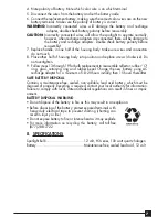 Предварительный просмотр 7 страницы Vector VEC184POB Owner'S Manual And Warranty Information