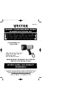 Предварительный просмотр 1 страницы Vector VECTORLITE VEC117FS Owner'S Manual & Warranty