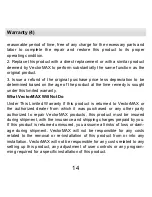 Preview for 16 page of VECTORMAX A12E Operating Manual