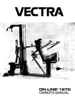 Предварительный просмотр 1 страницы Vectra Fitness On-Line 1270 Owner'S Manual