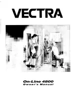 Vectra Fitness On-Line 4800 Owner'S Manual preview