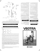 Предварительный просмотр 1 страницы Vectra Fitness VFT-100 Owner'S Manual