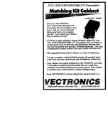 Vectronics VEC-1200KC Assembly Manual preview