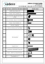 Preview for 2 page of vedere 600010 Assembly Instructions Manual