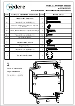 Preview for 2 page of vedere 600058 Assembly Instructions