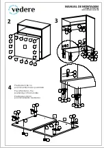 Preview for 3 page of vedere 600058 Assembly Instructions