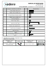 Preview for 2 page of vedere 600088 Assembly Instructions