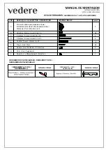 Preview for 2 page of vedere 600094 Assembly Instructions Manual