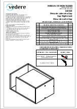 Preview for 1 page of vedere 610019 Assembly Instructions