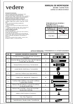 Preview for 2 page of vedere 700022 Assembly Instructions