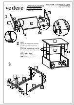 Preview for 3 page of vedere 700022 Assembly Instructions