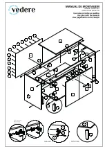 Preview for 3 page of vedere DUAS PORTAS 600089 Assembly Instructions