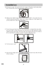 Предварительный просмотр 39 страницы VEDETTE VFD300SEW Manual