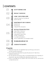 Preview for 3 page of VEDETTE VJ137DB Instruction Manual