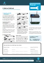 Preview for 2 page of VeDoSign I-Station Multicast Manual