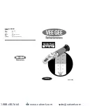 Предварительный просмотр 1 страницы VEE GEE 43045 Operation Manual