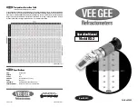 VEE GEE BX-2 Operation Manual preview