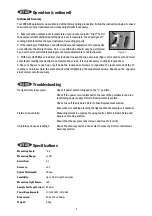 Preview for 7 page of VEE GEE C25L Operation Manual