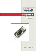 Предварительный просмотр 1 страницы VeeaR EasyVR 3 User Manual