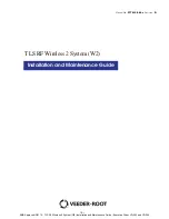 Предварительный просмотр 1 страницы Veeder-Root TLS RF Wireless 2 Installation And Maintenance Manual