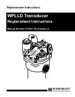 Предварительный просмотр 1 страницы Veeder-Root WPLLD Replacement Instructions Manual