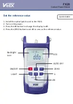 VeEX FX20 Quick Manual preview