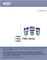 Предварительный просмотр 1 страницы VeEX FX8 Series User Manual