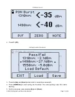 Предварительный просмотр 13 страницы VeEX FX80 PON User Manual