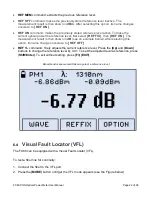 Предварительный просмотр 22 страницы VeEX FX80 PON User Manual