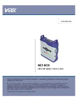 VeEX NET-BOX User Manual preview