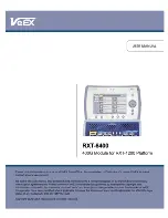 VeEX RXT-6400 User Manual preview