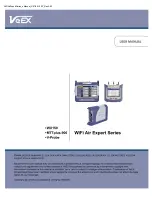 VeEX WiFi Air Expert Series User Manual preview