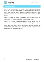 Preview for 4 page of Vega Absolute VEGA M Series User Manual