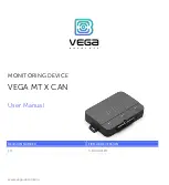 Preview for 1 page of Vega Absolute VEGA MT X CAN User Manual