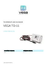 Предварительный просмотр 1 страницы Vega Absolute VEGA TD-11 User Manual
