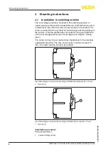 Предварительный просмотр 8 страницы Vega B62-30W Operating Instructions Manual